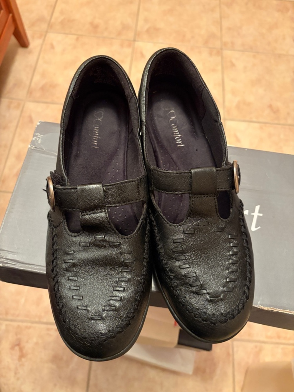 I Love Comfort Black Mary Jane shoes